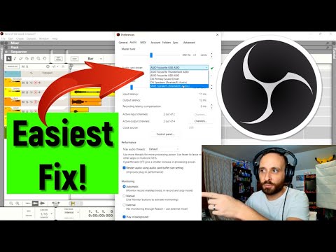 How To Record DAW Audio In OBS | EASIEST FIX