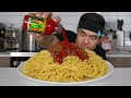 The Spiciest Spaghetti EVER...(ft. Whole bottle of 'Da Bomb')