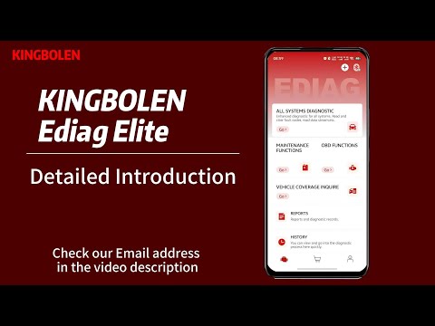 Ediag Elite | Detailed Introduction (For Android)