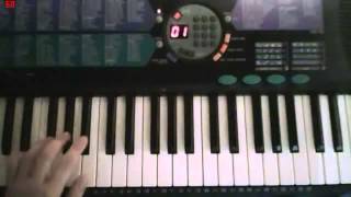 The Enid - Death The Reaper melody on keyboard