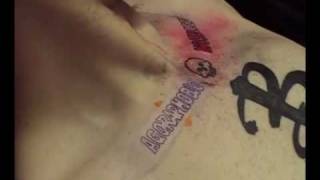 AGORAPHOBIC NOSEBLEED TATTOO