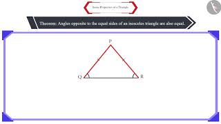 Some Properties of a Triangle | Part 1/3 | English | Class 9