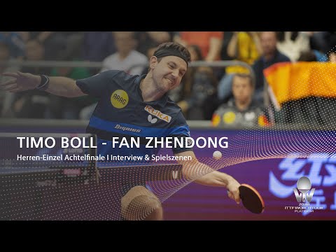 Timo Boll - Fan Zhendong I German Open 2020 - Herren-Einzel Achtelfinale
