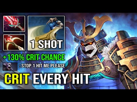 CRIT EVERY HIT 1 Shot Cleave God Strength Sven +924 GPM Insane Hit Like a Truck Dota 2