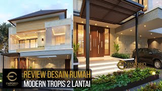 Video Desain Rumah Modern 2 Lantai Bapak Aliy Abdulloh di  Jakarta