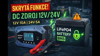 *Qoltec 52667 Qoltec Inteligentní nabíječka baterií 12V 12A | AGM, GEL, LiFePO4 | 9-krokové nabíjení