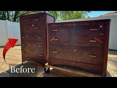 Free Furniture Flip! Furniture Makeover | Stripping, Painting & Odie’s Oil Finish