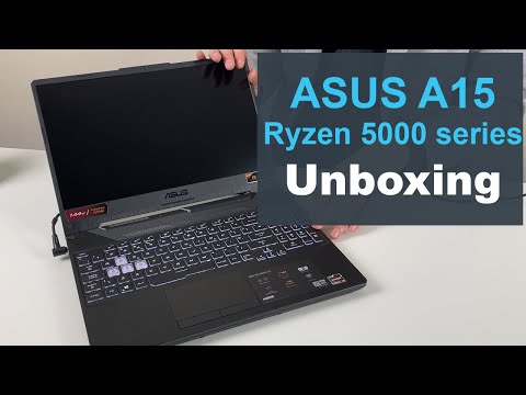 Most Affordable Ryzen RTX 3070 Laptop yet? ASUS A15 Unboxing