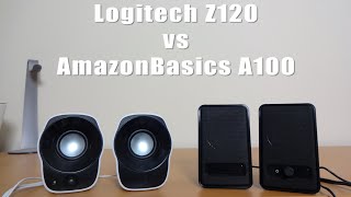 Video thumbnail for Logitech Z120 Vs AmazonBasics A100 - Sound test by Elite Sim