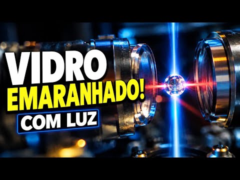 UNPRECEDENTED! PHYSICISTS ENTANGLE A GLASS ...