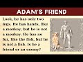 ADAM'S FRIEND | Learn English Through Stories | English Story