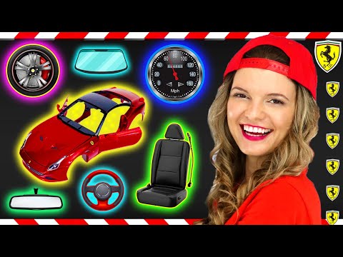 Learn Car Parts for Toddlers - Windshield, Tires, Rims & More | Speedie DiDi Toddler Learning Video