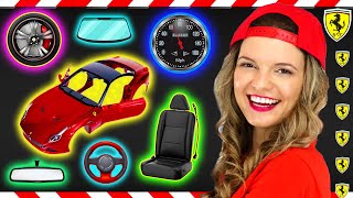 Learn Car Parts for Toddlers - Windshield, Tires, Rims & More | Speedie DiDi Toddler Learning Video