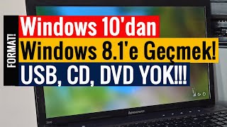 Windows 10dan Windows 81e Geçiş Nasıl Yapılır