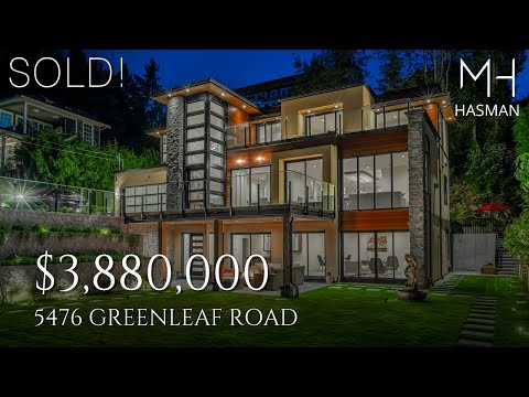 Now Sold! A Newly Constructed Modern Residence in West Vancouver's Eagle Harbour Enclave