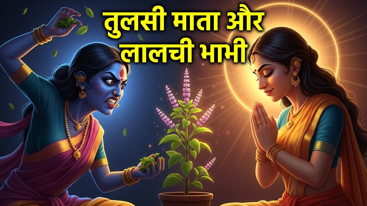 तुलसी माता और लालची भाभी | Kartik Maas Ki Tulsi Ki kahani |Hindi Kahani |Bhakti Kahani|Dharmik Story