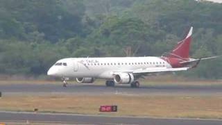 preview picture of video 'Aterrizaje TACA 575 en El Salvador, desde San Pedro Sula, Honduras MHLM / SAP'