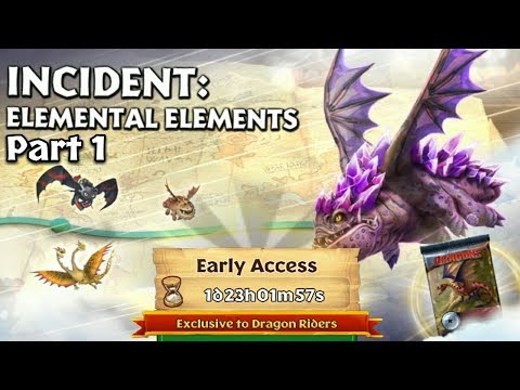 Incident: Elemental Elements - New Gauntlet Event Walkthrough Part 1 | Dragons: Rise of Berk
