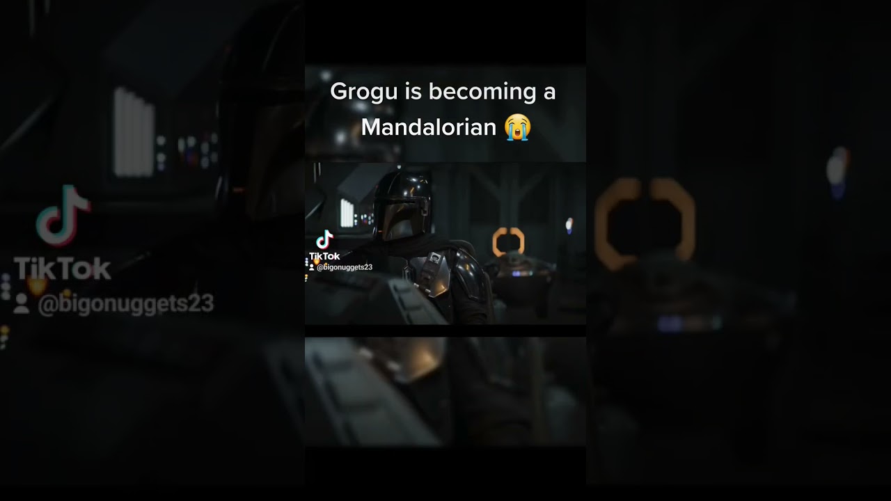 Grogu Just Wants To Be Like His Dad! lol #themandalorianseason3 #shorts