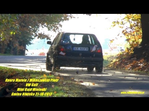 Marcin Opora / Rafał Czajka  - VW Golf - Mini Rajd Mielecki - Gmina Niwiska 21-10-2012