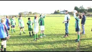 preview picture of video 'Westport Mini Rugby 2009 second half under 11's v Ballina'