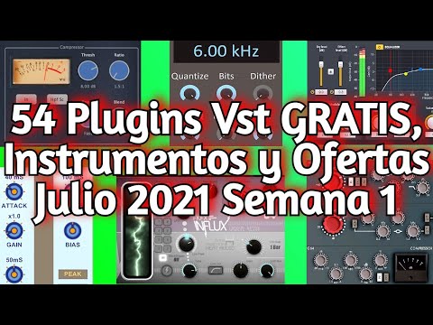 54 Mejores Nuevos PLUGINS VST GRATIS, Instrumentos, Samples y GRANDES OFERTAS - Julio 2021 Semana 1