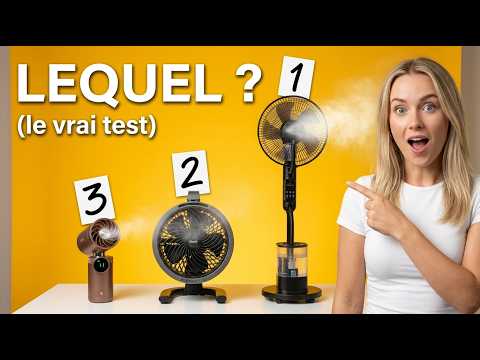 Top 3 Ventilateurs Brumisateurs 2026 : Mon Comparatif Détaillé