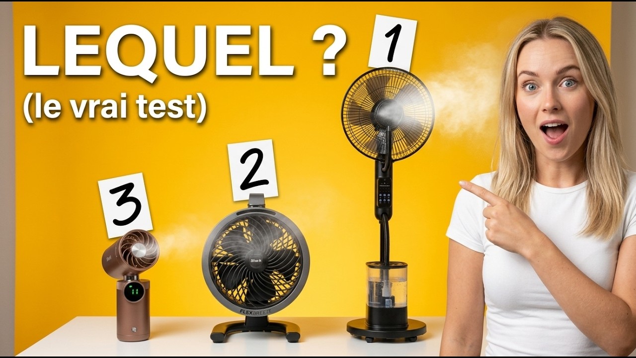 Top 3 Ventilateurs Brumisateurs 2026 : Mon Comparatif Détaillé