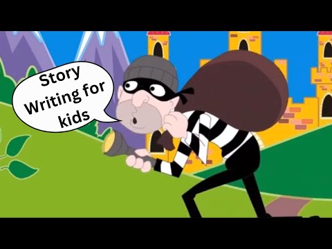 Writing a story with beginning, middle, end - tutorial for kids