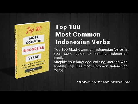 Learn Indonesian Verbs | Easy Indonesian Vocabulary Book
