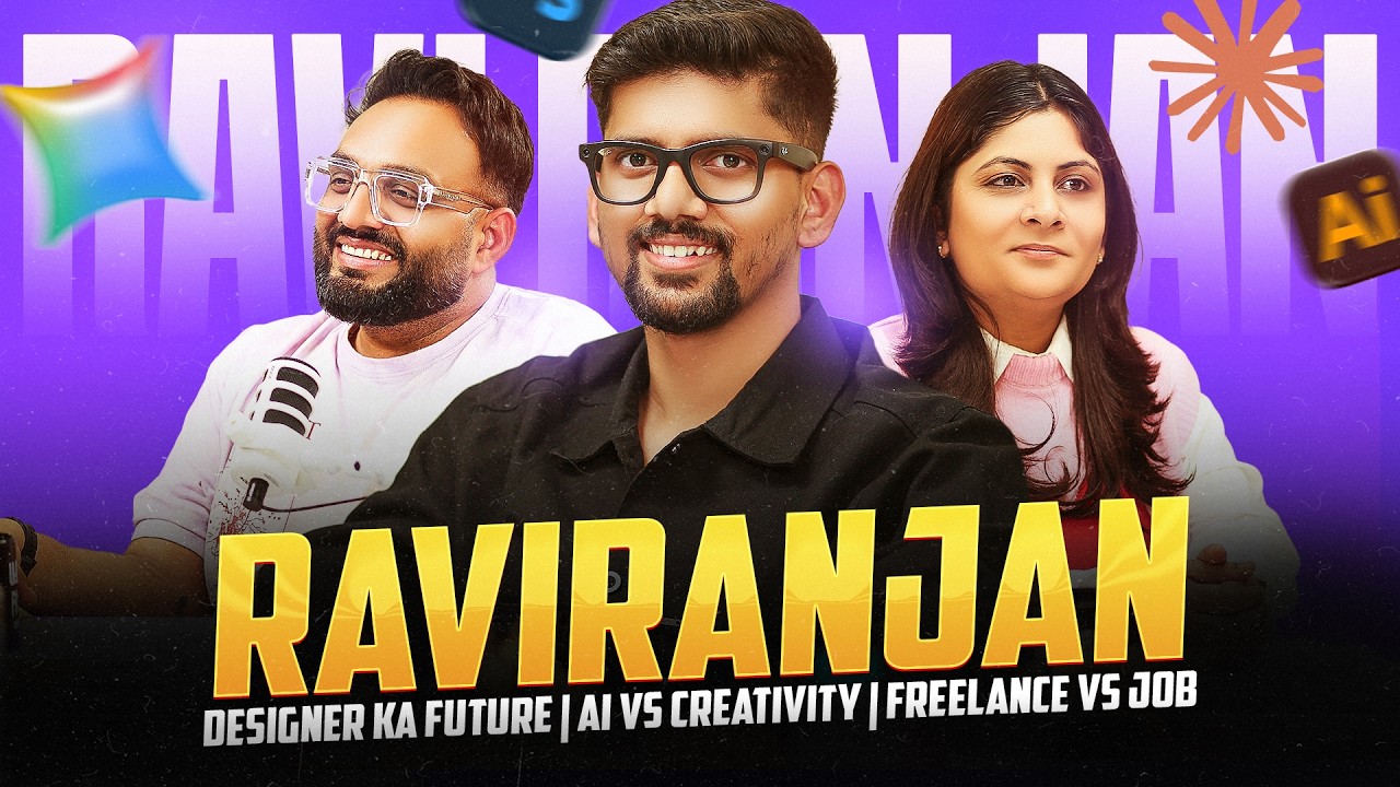 Designer ka Future 🚀 AI vs Creativity | Freelance vs Job ft. Raviranjan | Clients Kaise Milte Hai?