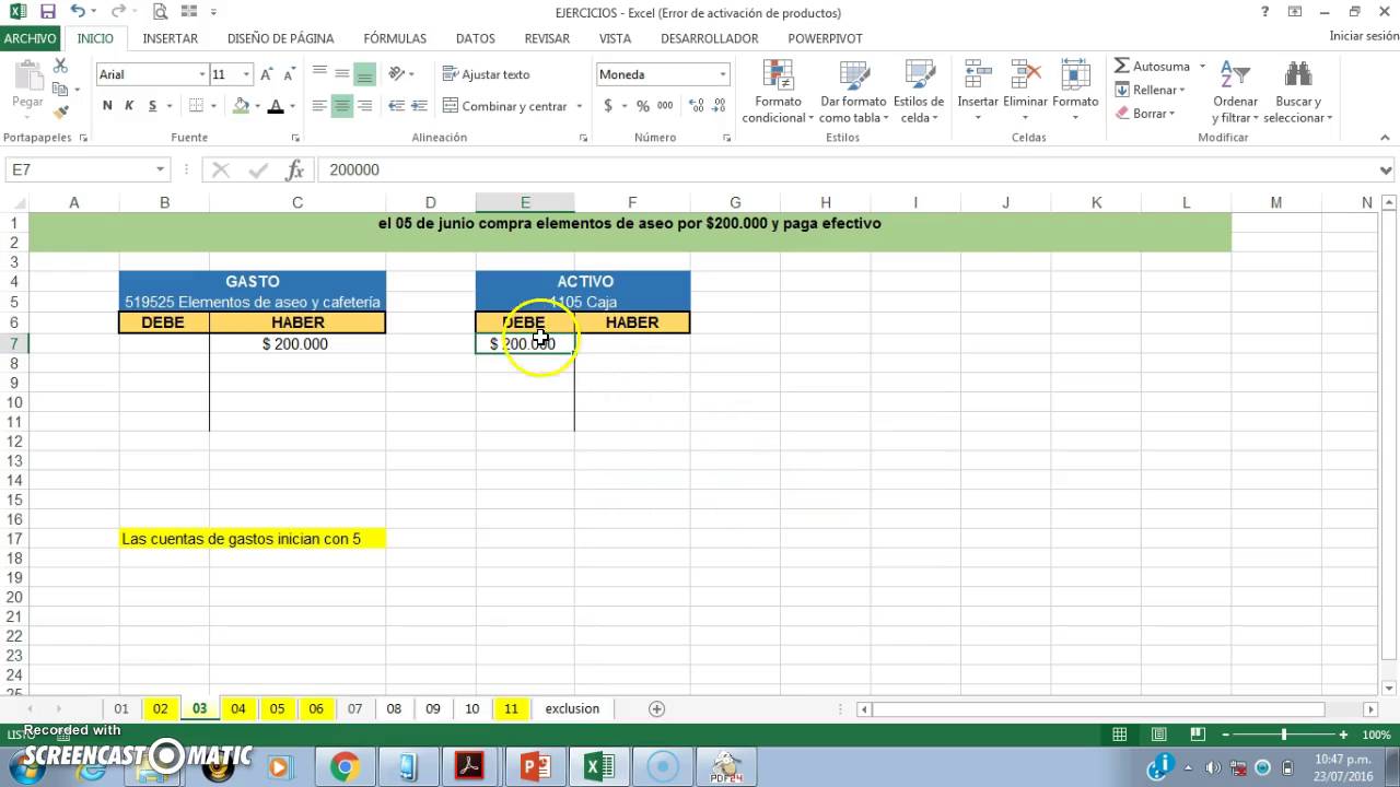ACTIVIDAD 2 .REGISTROS DE CONTABILIDAD