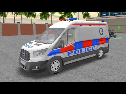 Police Van Driving: Cop Games | Ford Transit Police Van