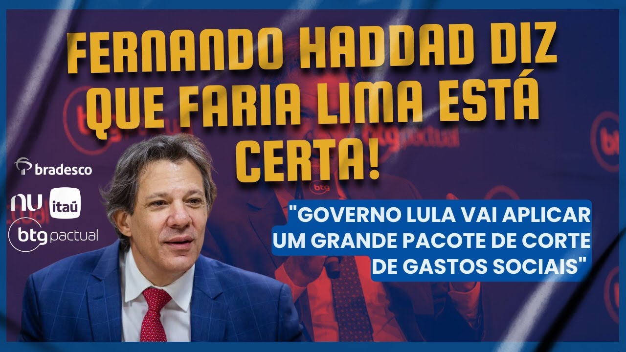 Fernando Haddad diz que Faria Lima está certa!