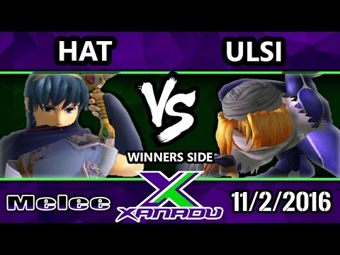 S@X 174 - Hat (Marth, Falco) Vs. Ulsi (Sheik) - SSBM Tournament - Smash Melee