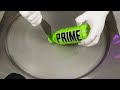 Prime Hydration Drink Lemon Lime Ice Cream Rolls ASMR 30 C