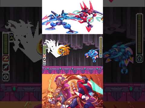 Mega Man Zero 2 Vs. Kuwagust Anchus & Herculious Anchus (No Damage, Speed Kill + Disrespectful Roll)