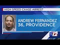 Police arrest man wanted on felony warrants after high-speed pursuit