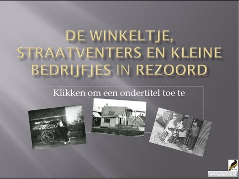 De winkeltje, straatventers en kleine bedrijfjes in Rijsoord