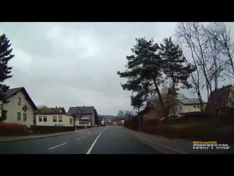 D: Gemeinde Stockheim. Landkreis Kronach. Ortsdurchfahrt. April 2015