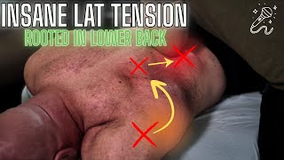 🔥 Insane Lat Tension Release | Rooted Deep into the Lower Back (Voice Guided Therapy)