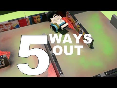 Spike Prime Maze Escape: Five ways to Code Your Way Out! Tutorial