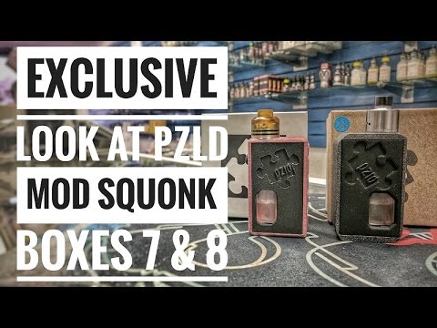 EXCLUSIVE LOOK: PZLD Mod 3D Printed Squonk Boxes