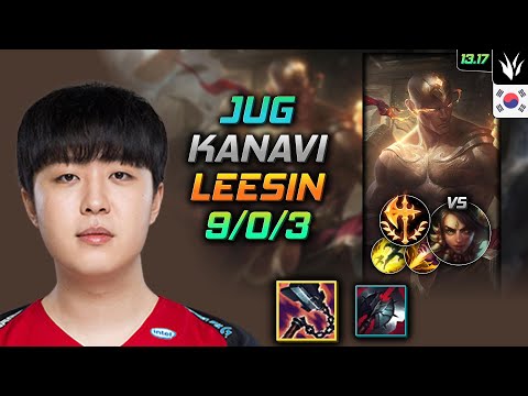 Lee Sin Jungle Build Kanavi Goredrinker Conqueror - LOL KR Master Patch 13.17