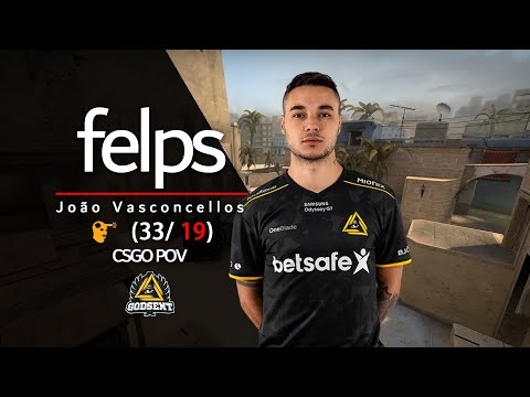 CS:GO POV - GODSENT Felps (33/19) vs Anonymo (de_mirage)