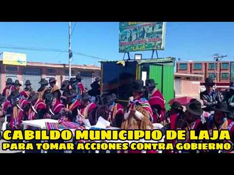 CABILDO DE CENTRAL AGRARIA DE LAJA PARA EXIGIR LA RENUNCIA RODRIGO PAZ..