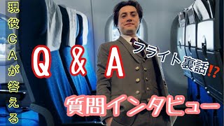 【外資系CA】現役キャビンアテンダントに色々聞いてみた。