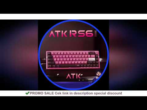 ATK RS6 Magnetic Switch Keyboard Wired Customized Mechanical Keyboard Rt0.005mm Ttc Gateron Jade Pro
