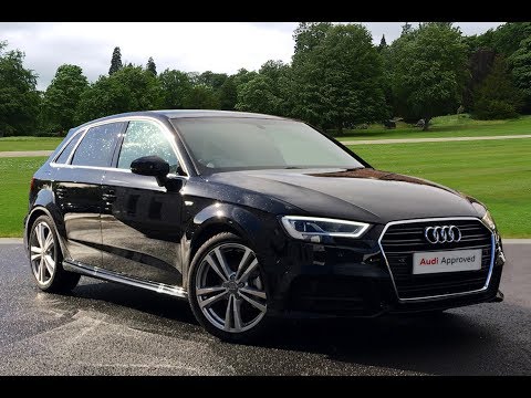 YC18EME AUDI A3 TFSI S LINE BLACK 2018, Bradford Audi