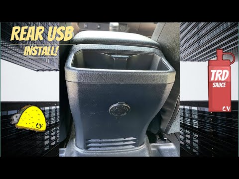 Toyota Tacoma | Blue Sea Systems rear USB Charger Install  | (2017 Tacoma)